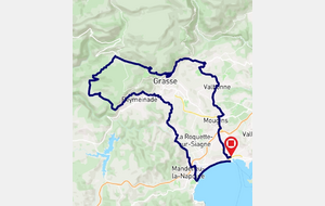 sortie cannes, st cezaire , st vallier, grasse , retour