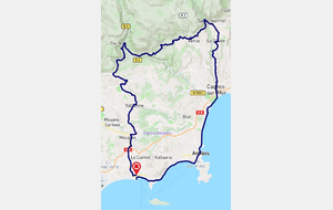 Dimanche 20 Septembre 2026 pas de Concentration ( Théoules Annulé ) , sortie : Cagnes - La Gaude - St Jeannet - Vence ...