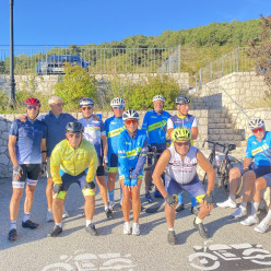Un groupe de 12 licenciés du Cyclo Club de Cannes à participé à une boucle dans les  Gorges du Verdon , mercredi 19 Août 2026 , belle sortie malgré une forte chaleur !